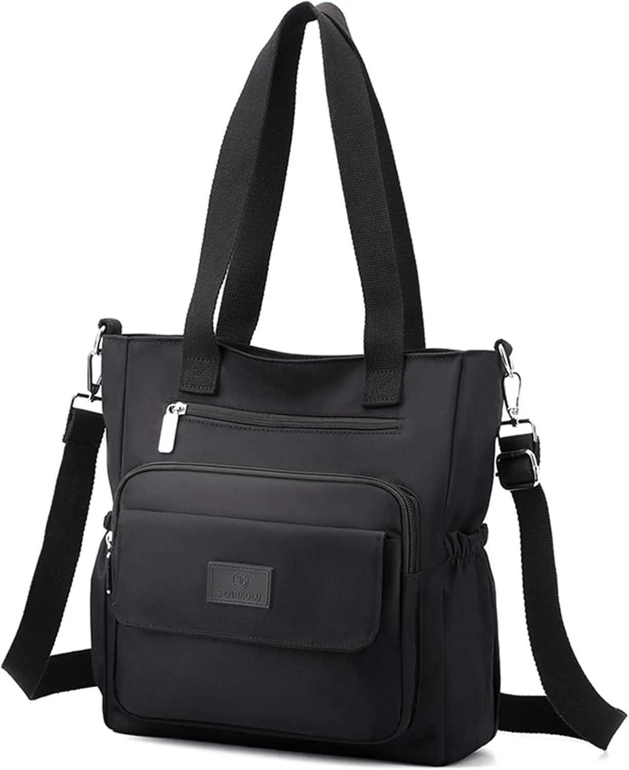 Tote Bag for Women with Zipper, Large Tote Bags with Compartments, Laptop Work Crossbody Shoulder Bag Travel Handbag