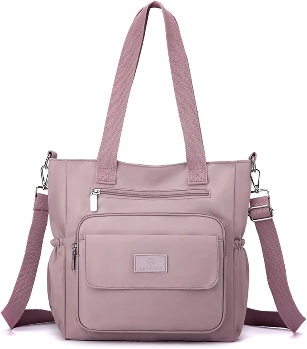 Tote Bag for Women with Zipper, Large Tote Bags with Compartments, Laptop Work Crossbody Shoulder Bag Travel Handbag