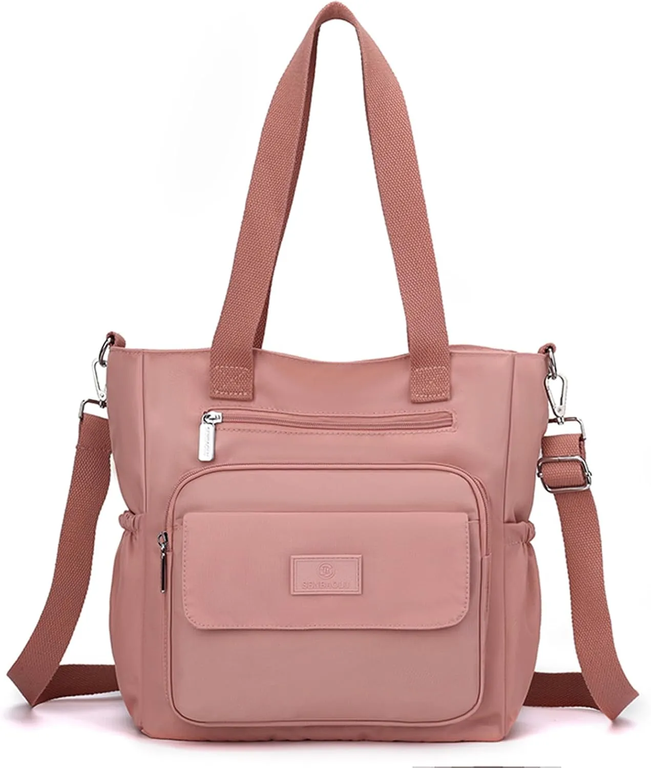 Tote Bag for Women with Zipper, Large Tote Bags with Compartments, Laptop Work Crossbody Shoulder Bag Travel Handbag