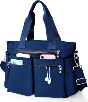Tote Bag with Zipper Pocket Everything Bag Women Crossbody Shoulder Bags for Travel Work
