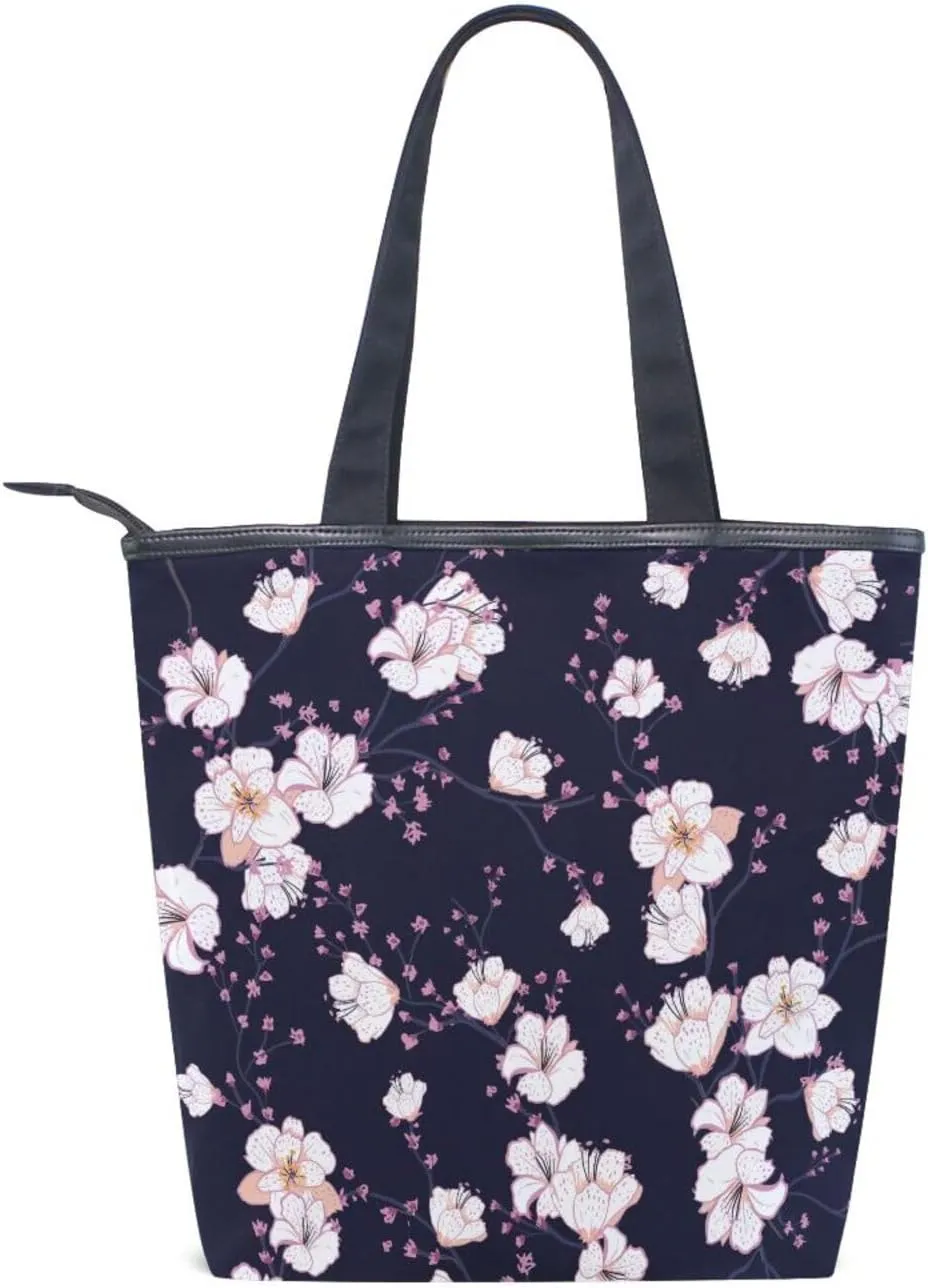 Tote Bag Women Work Canvas Bags Shoulder Bag Purse for Women Travel Bags Handbags Everyday Bag Pattren 1