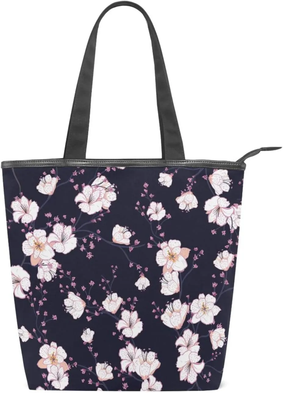 Tote Bag Women Work Canvas Bags Shoulder Bag Purse for Women Travel Bags Handbags Everyday Bag Pattren 1