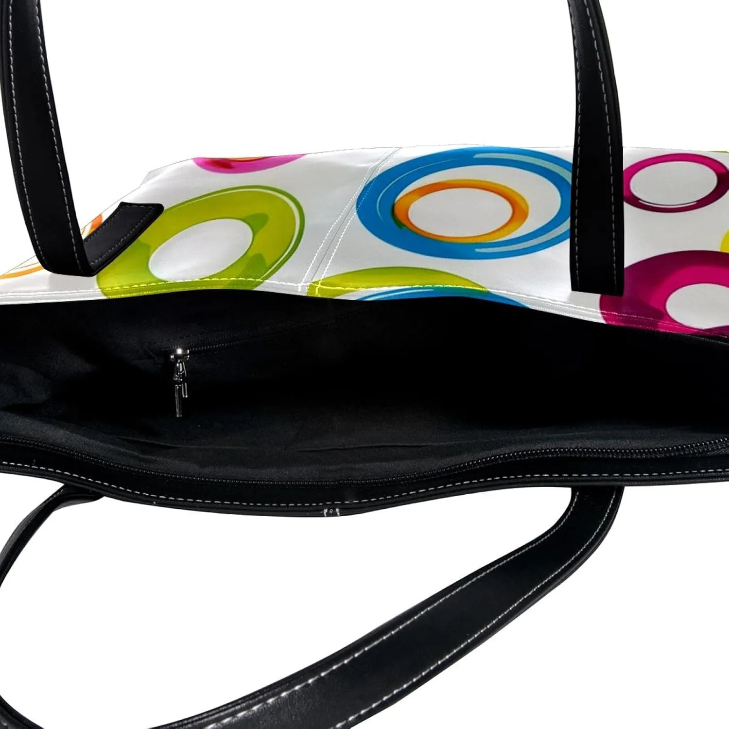 Tote Bags, Large Tote Bags for Women, Tote Bag with Zipper, Color Pigment Painting, Tote Bag for Work