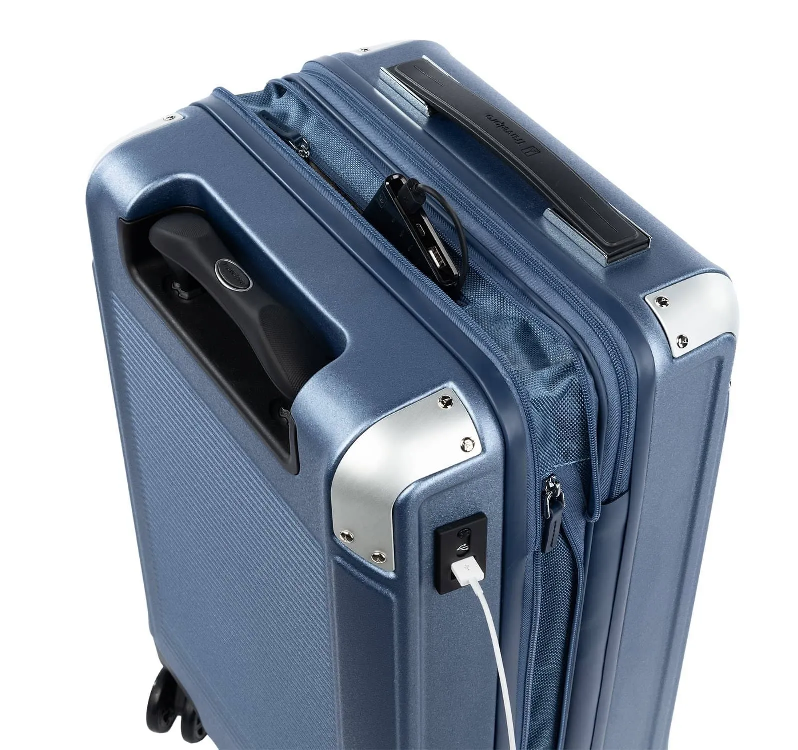 Travelpro Platinum Elite Carry-On Expandable Hardside Spinner - Dark Sky Blue
