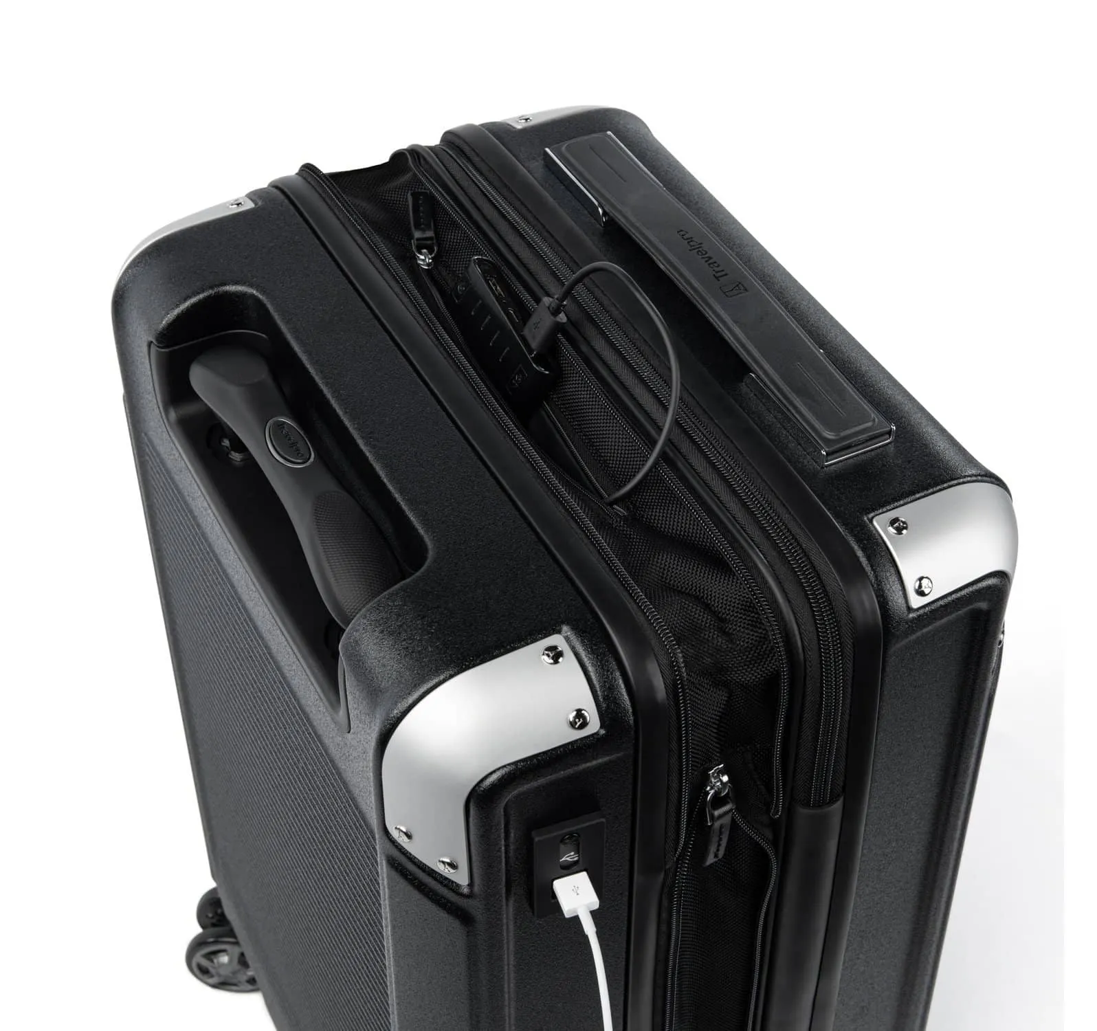 Travelpro Platinum Elite Carry-On Expandable Hardside Spinner - Shadow Black