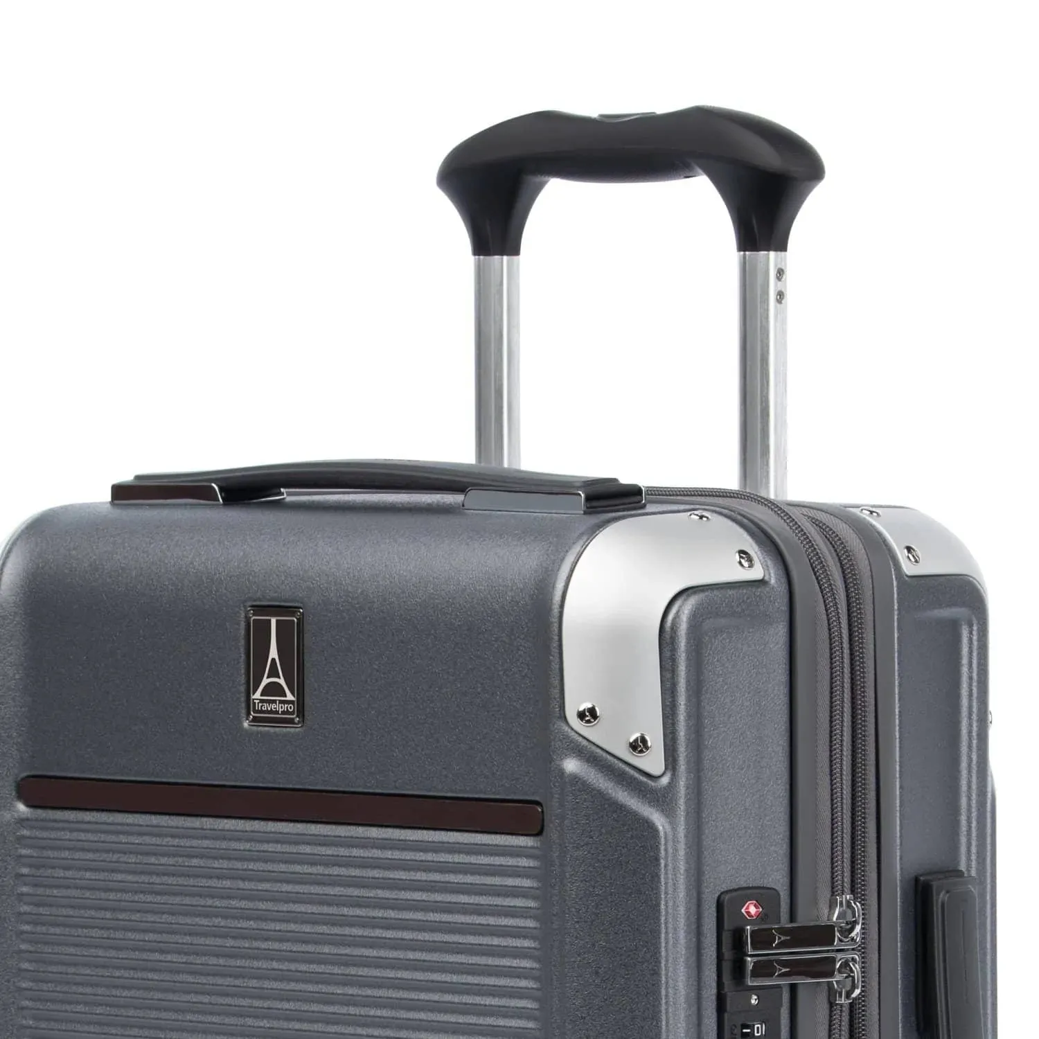 Travelpro Platinum Elite Compact Carry-On Expandable Hardside Spinner - Vintage Grey