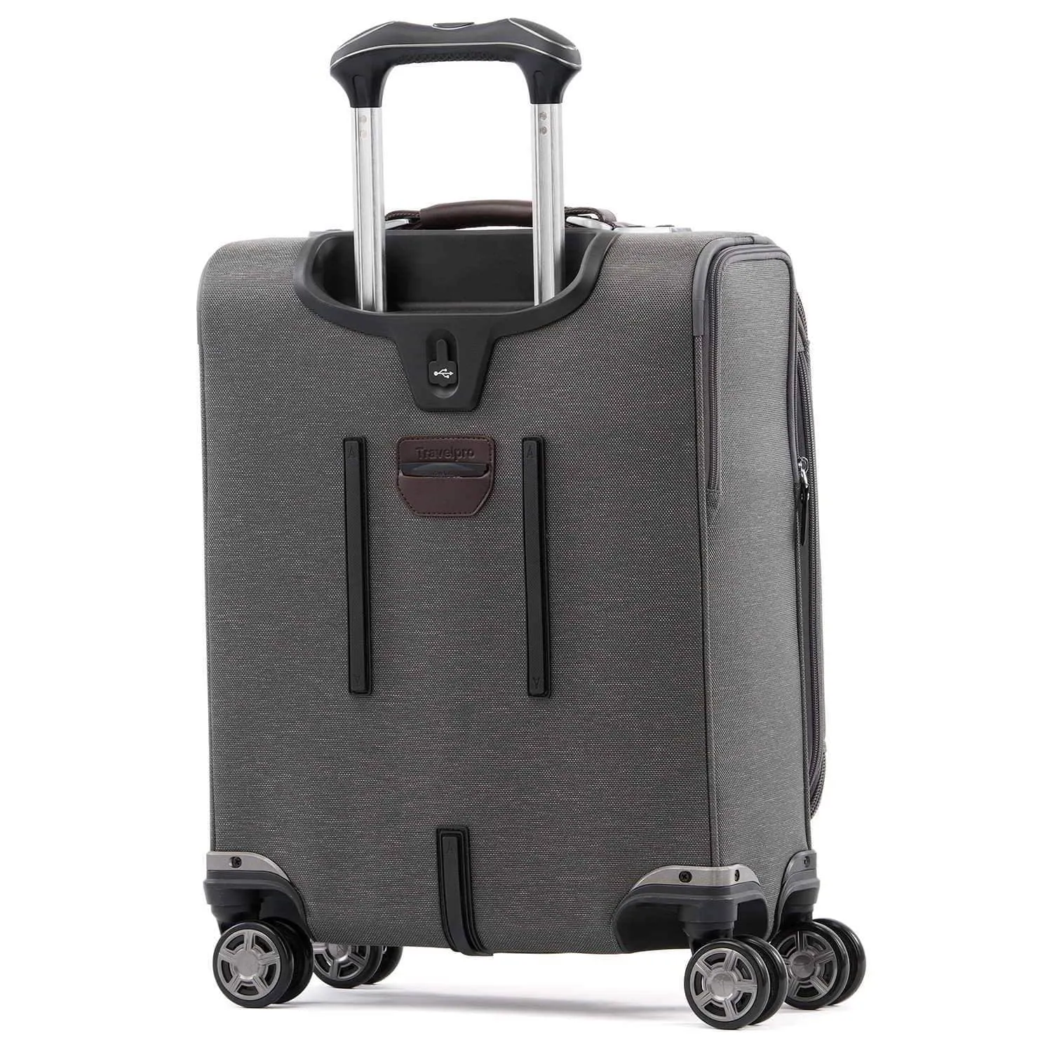Travelpro Platinum Elite International Expandable Carry-on Spinner- Vintage Grey
