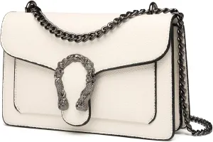 Travistar Crossbody Bags for Women Small Handbags PU Leather Shoulder Bag Purse Evening Bag Quilted Satchels with Chain Strap