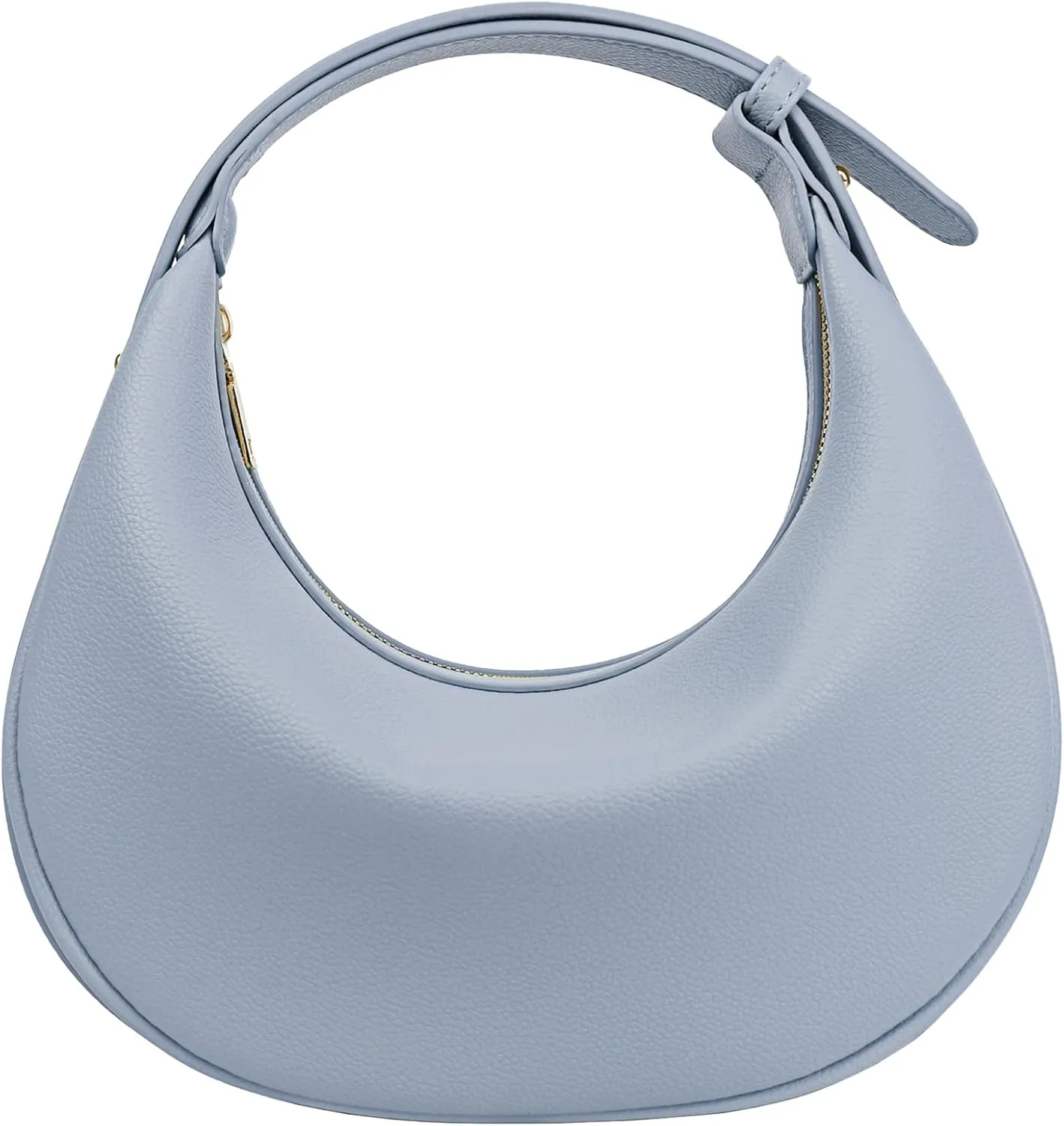 Trendy Shoulder Bag for Women Vegan Leather Crescent Crossbody Hobo Purse Adjustable Strap Cross Body Purses Clutch Handbag