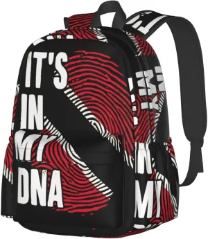 Trinidad and Tobago It's in My Large Travel Backpack Casual Backpacks Laptop Daypack Working Rucksack Lightweight Back Pack Sports Bag with Adjustable Shoulder Strap