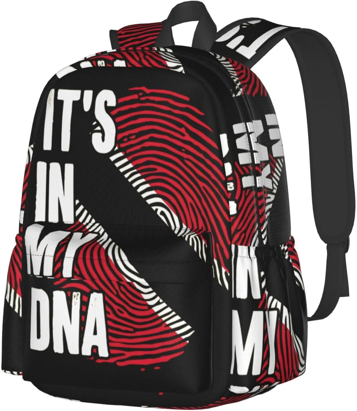 Trinidad and Tobago It's in My Large Travel Backpack Casual Backpacks Laptop Daypack Working Rucksack Lightweight Back Pack Sports Bag with Adjustable Shoulder Strap