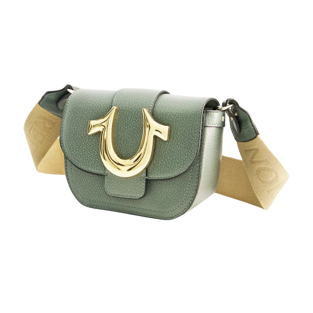 True Religion Mini Flap Crossbody Bag - Sage