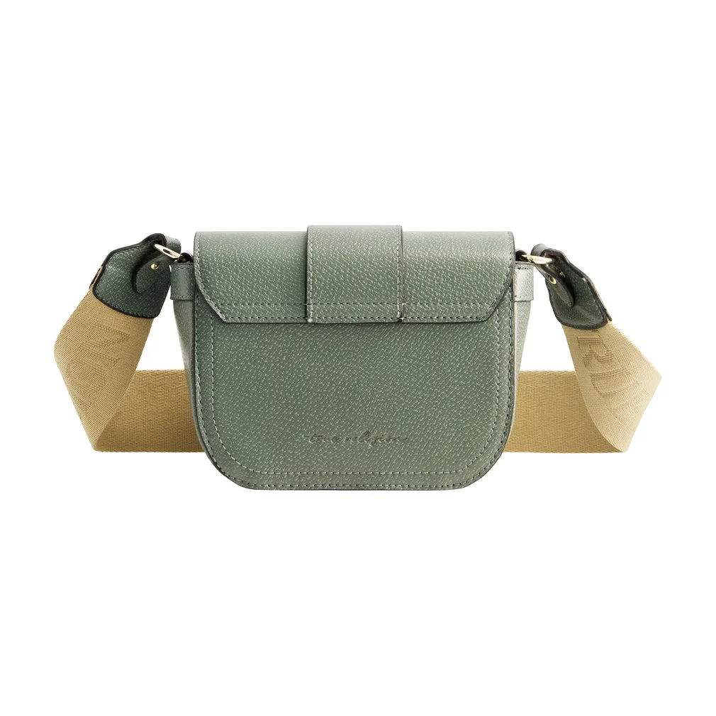 True Religion Mini Flap Crossbody Bag - Sage