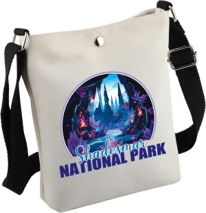 TSA Book Inspired Gift Shadesmar National Park Crossbody Bag TSA Bookish Gift TSA Book Reader Gift For Book Nerds