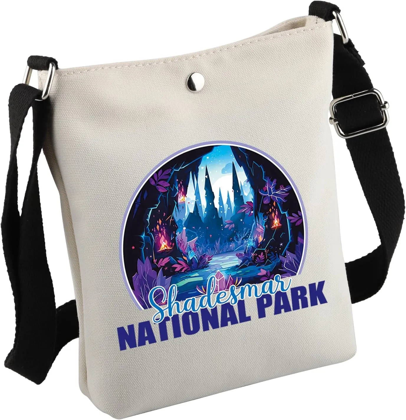 TSA Book Inspired Gift Shadesmar National Park Crossbody Bag TSA Bookish Gift TSA Book Reader Gift For Book Nerds