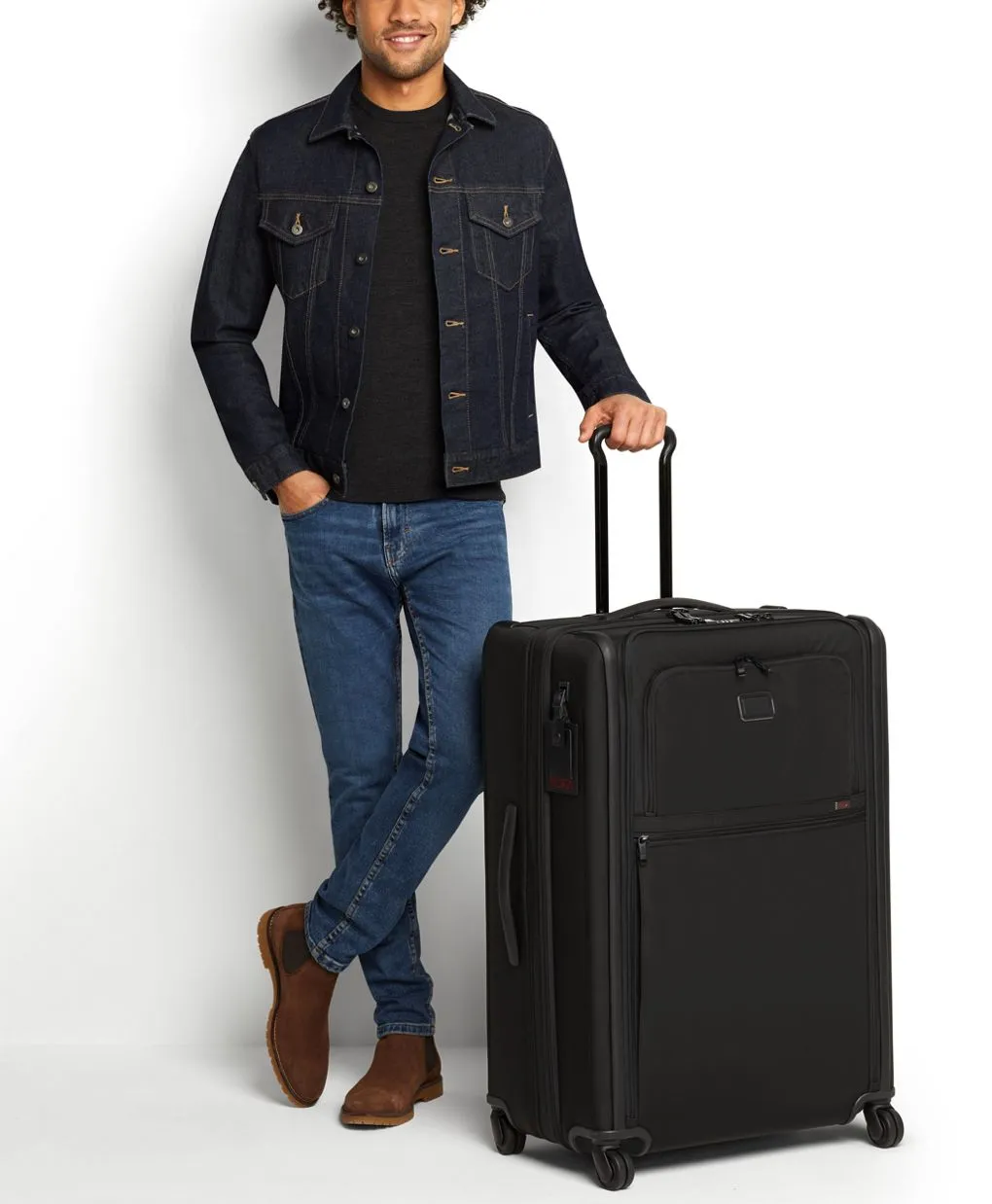 TUMI Alpha Extended Trip Expandable 4 Wheeled Packing Case - Navy