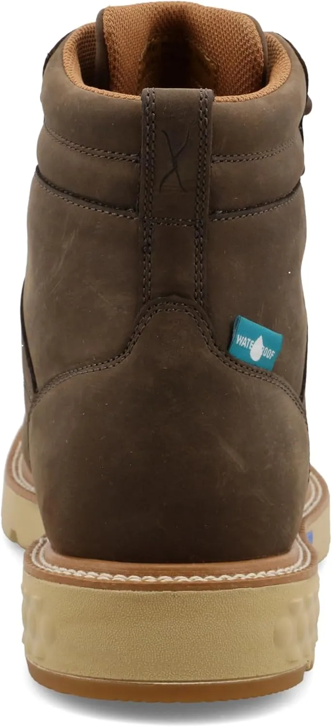 Twisted X Men's 6" Work Boot, Moc Toe with CellStretch