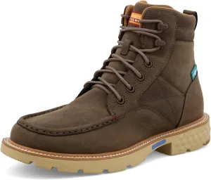 Twisted X Men's 6" Work Boot, Moc Toe with CellStretch