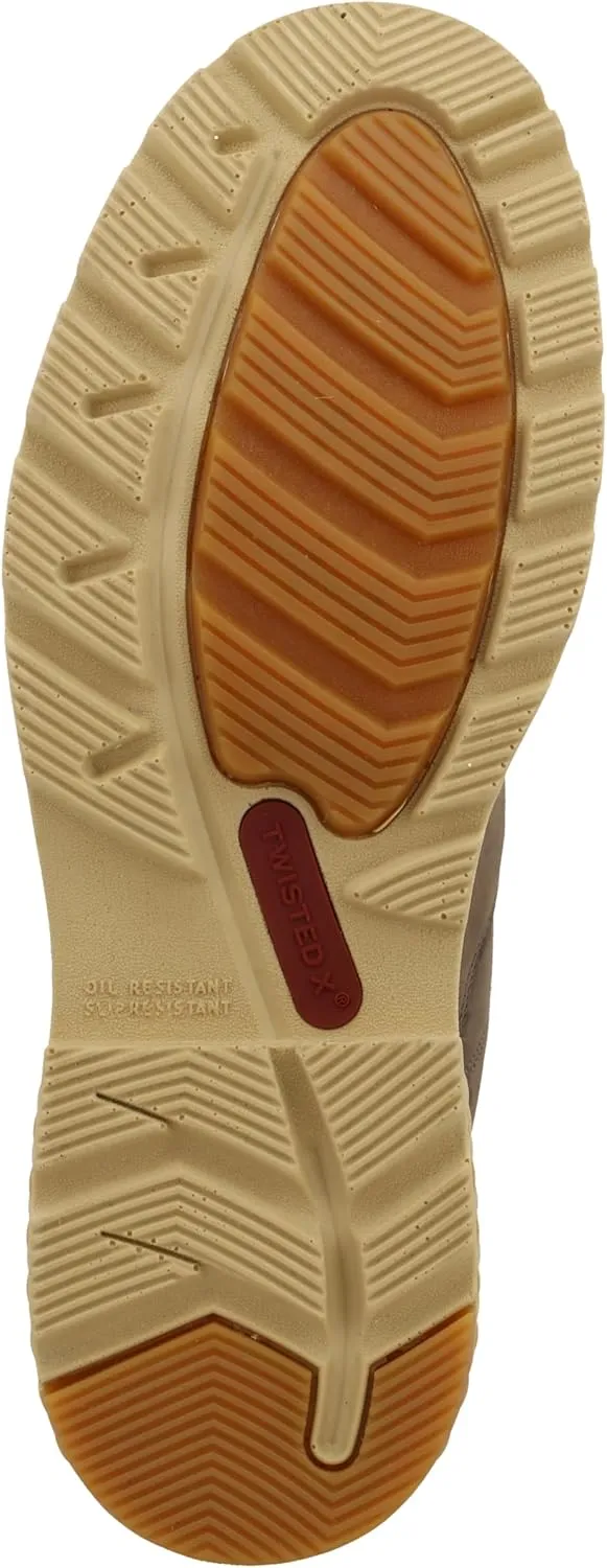 Twisted X Men's 6" Work Boot, Moc Toe with CellStretch