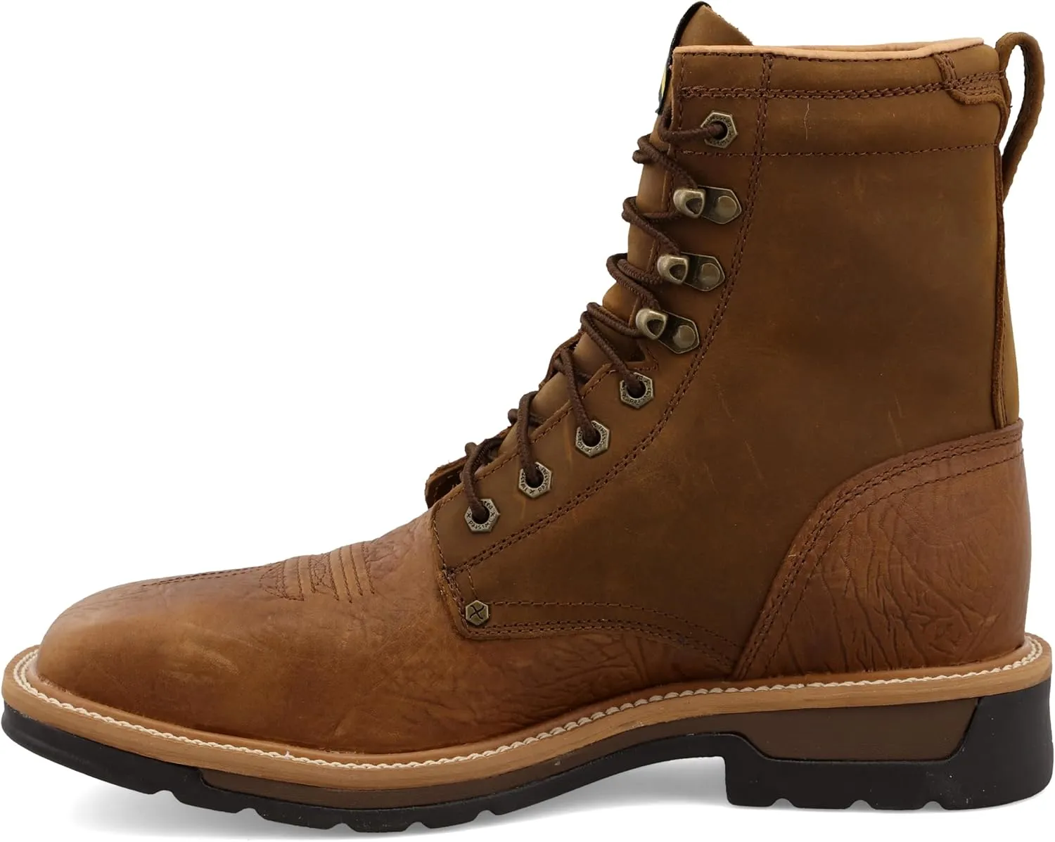 Twisted X Men's 8" Steel Toe Lite Western Work Lacer