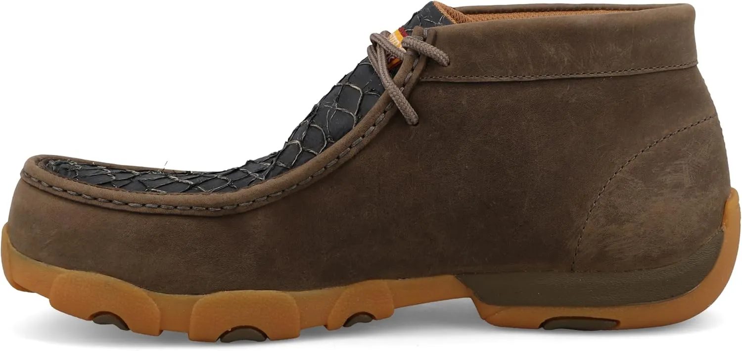 Twisted X Men's Work Chukka Driving Moc, Moc Toe Nano Toe