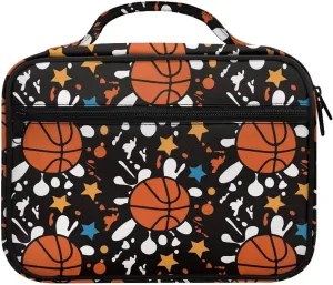 Uasibuni Basketball Star Bible Covers for Women Men Fashion Bible Bag Scripture Case Church Bag Bible Protective Bible Case for Pray Church Personalized Custom Handbag for Pens Cards Kids Gifts