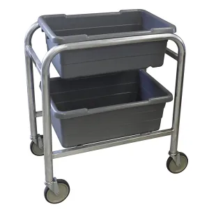 UltraSource Industrial Poly Tote Carts (2 Lug Vertical - 28.25" D x 16.5" W x 33" H)
