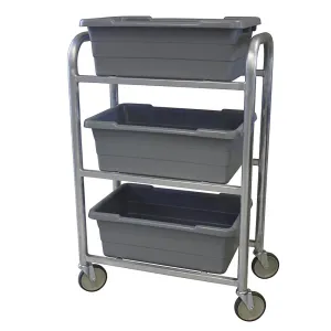 UltraSource Industrial Poly Tote Carts (3 Lug Vertical - 29" D x 16" W x 44" H)