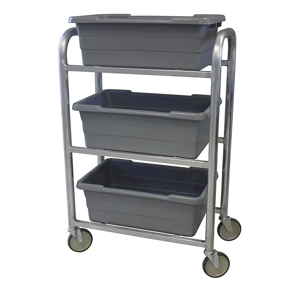 UltraSource Industrial Poly Tote Carts (3 Lug Vertical - 29" D x 16" W x 44" H)
