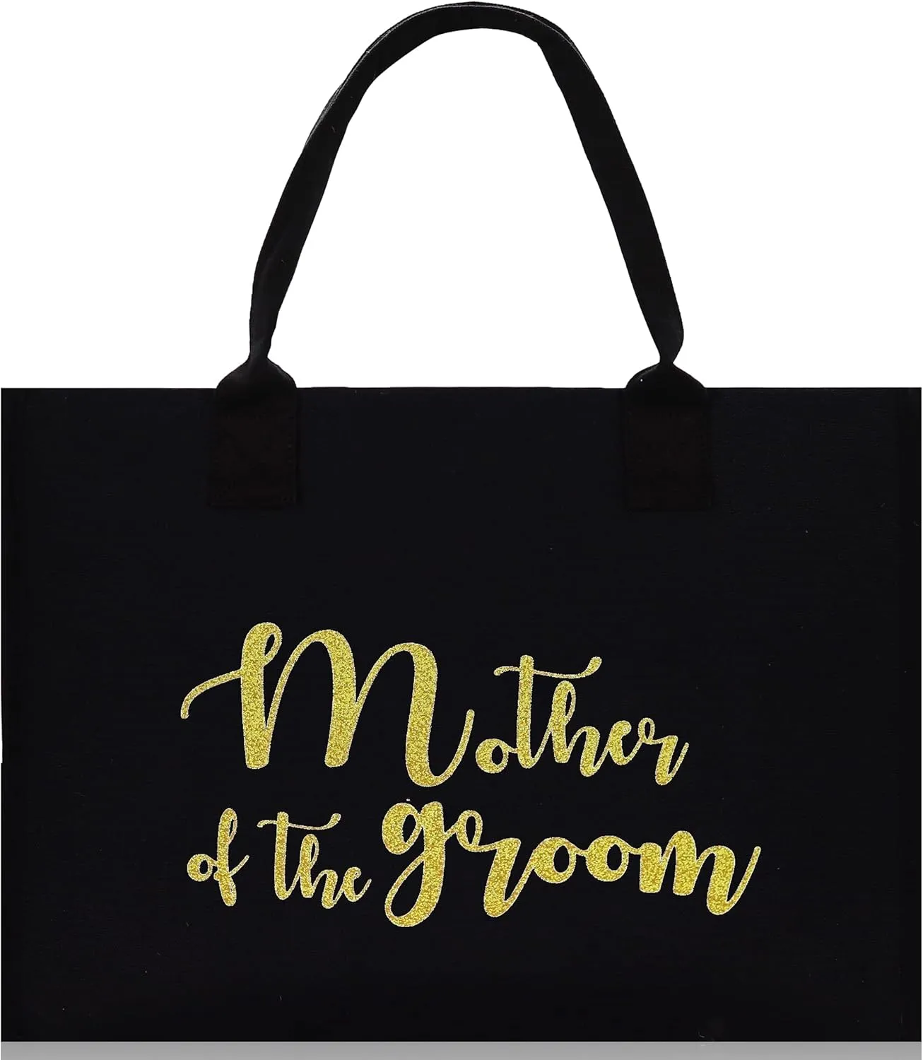VANESSA ROSELLA Premium Quality Wedding Bridal Shower Bride 100% Cotton Chic Tote Bag with 3 Color Option