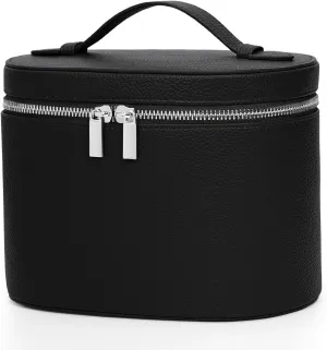 Vanity Case with Dividers Makeup Bag Travel Toiletry Bag for Women Portable Cosmetic Bag Vanity Makeup Case