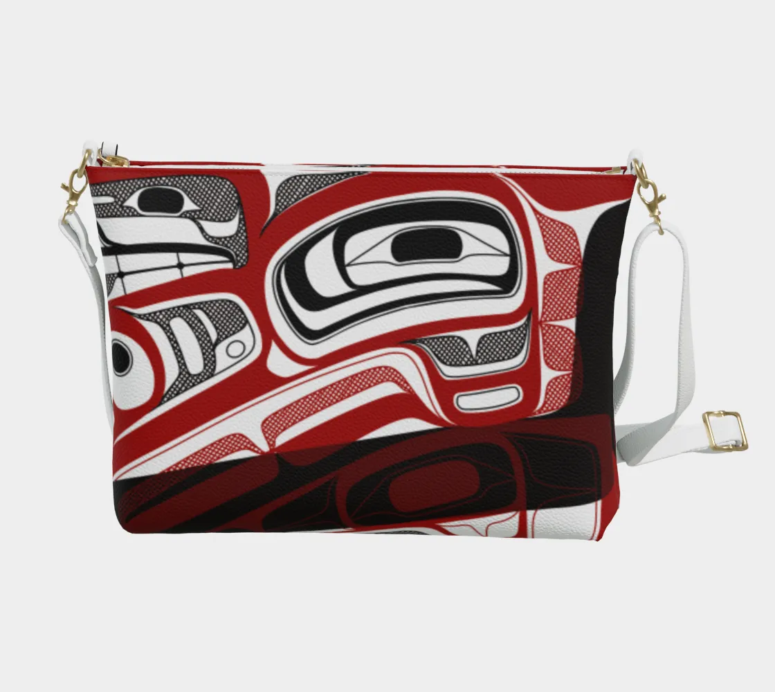 Vegan Leather Crossbody Purse-Dish Rendition (v1)