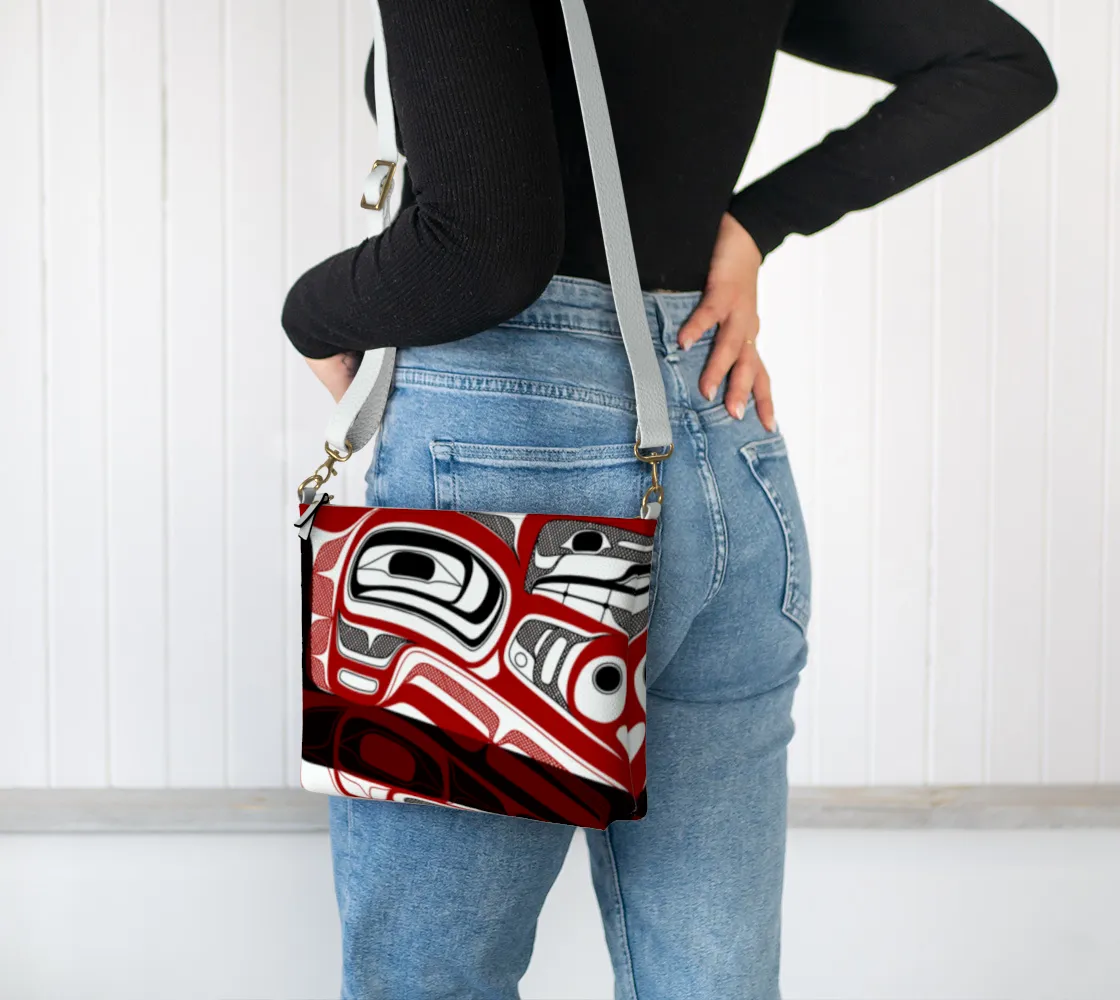 Vegan Leather Crossbody Purse-Dish Rendition (v1)