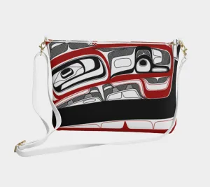Vegan Leather Crossbody Purse- Dish Rendition (v2)