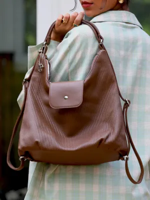 Versatote Brown Tote Bag