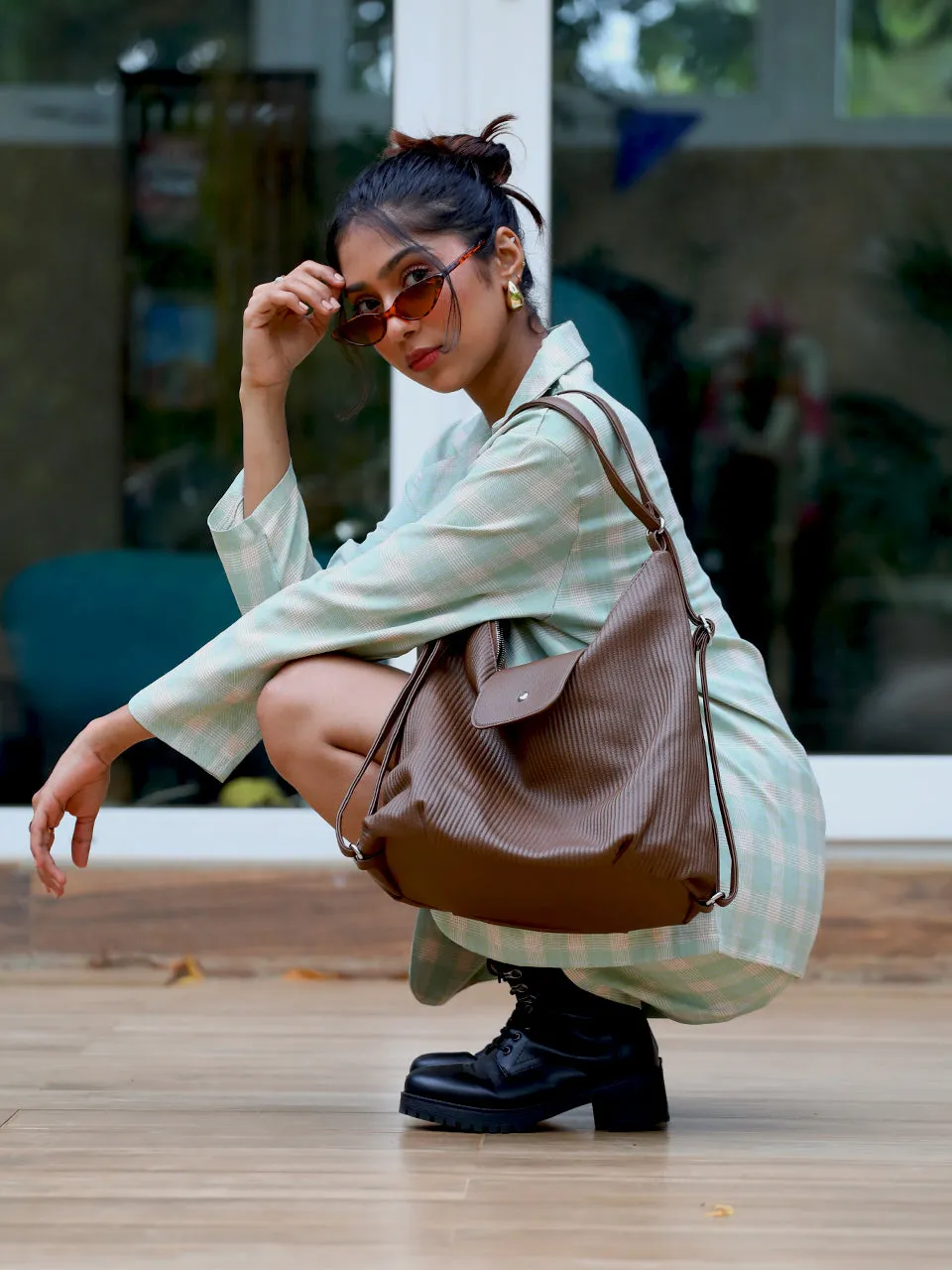 Versatote Brown Tote Bag