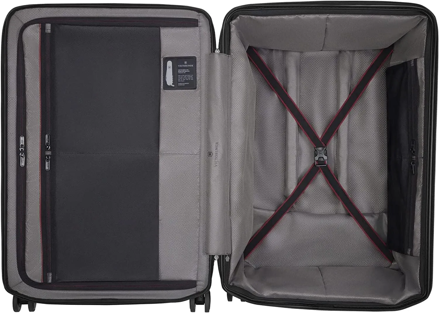 Victorinox Spectra 3.0 Expandable Large Case - Modern Hardside Luggage - Rolling Suitcase with Spinner Wheels - Holds Travel Accessories - 103 Liters, Black
