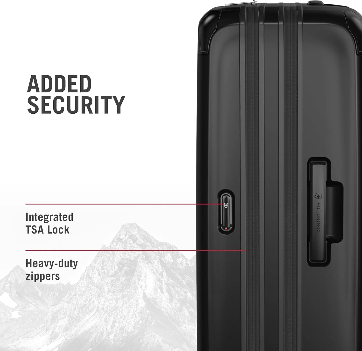 Victorinox Spectra 3.0 Expandable Medium Case - Modern Hardside Luggage - Rolling Suitcase with Spinner Wheels - Holds Travel Accessories - 81 Liters, Black