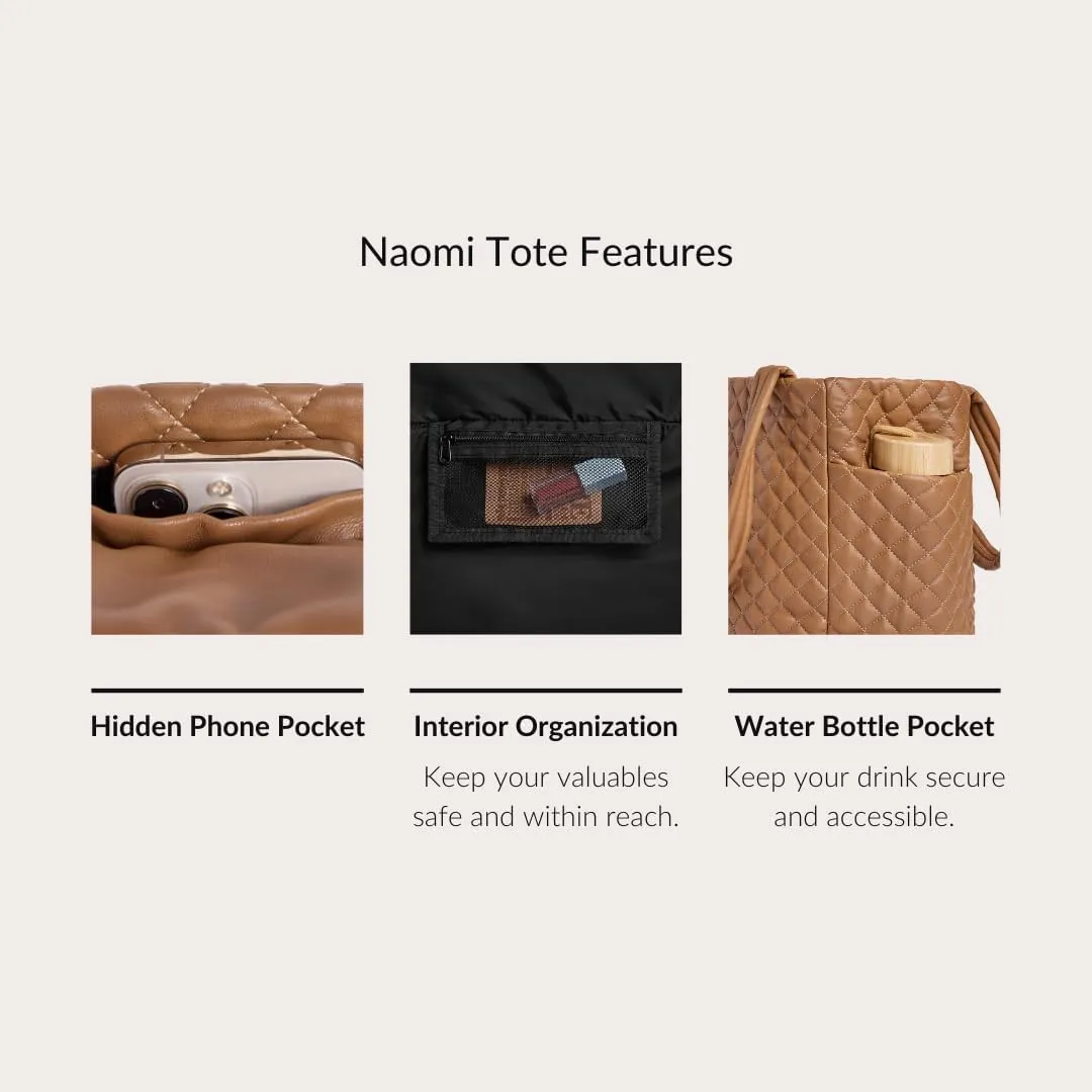 VOORAY 24L Naomi Tote - Lightweight Travel Bag, Everyday Tote for Women, Weekender, Shoulder Hospital Bag