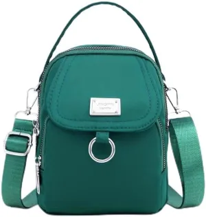 Water-Resistant Women's Crossbody Bag - Adjustable Strap, Zip Closure, Minimalist Design, Durable Polyester Lining