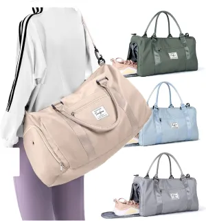 Weekender Duffel Bags for Women Men, Travel Totes Bag for Airplane, Cute Sports Gym Dance Bag Overnight Luggage Bag with Wet Pocket Shoe Compartment, Carry On Hospital Bag for Labor and Delivery