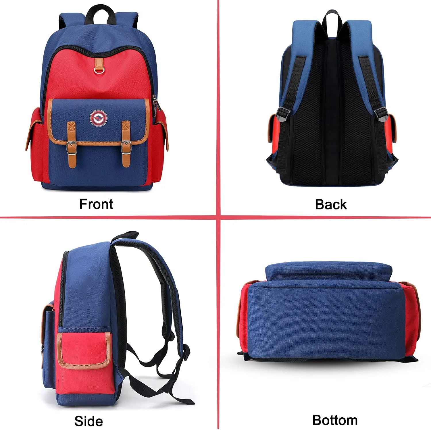 Weitars Kids Backpack-Elementary,Preschool Kindergarten Backpacks For Boys Girls Children Backpacks,Adjustable Padded Strap