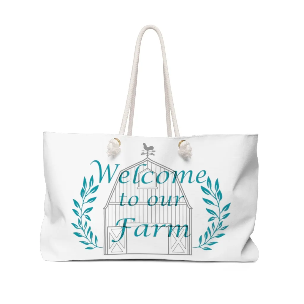 Welcome to our Farm Weekender Bag