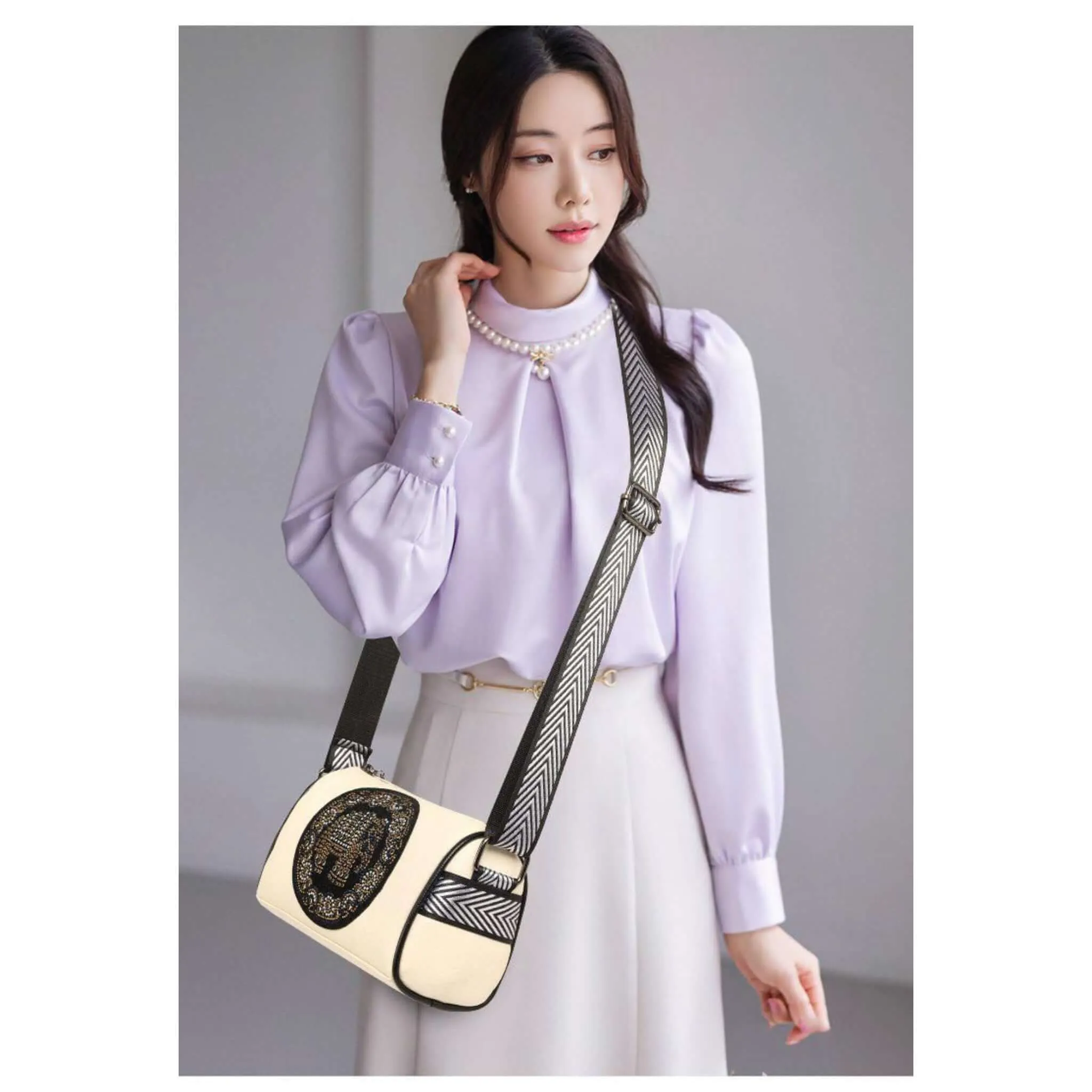 White Lush Sling Bag For Women - White Sling Bag