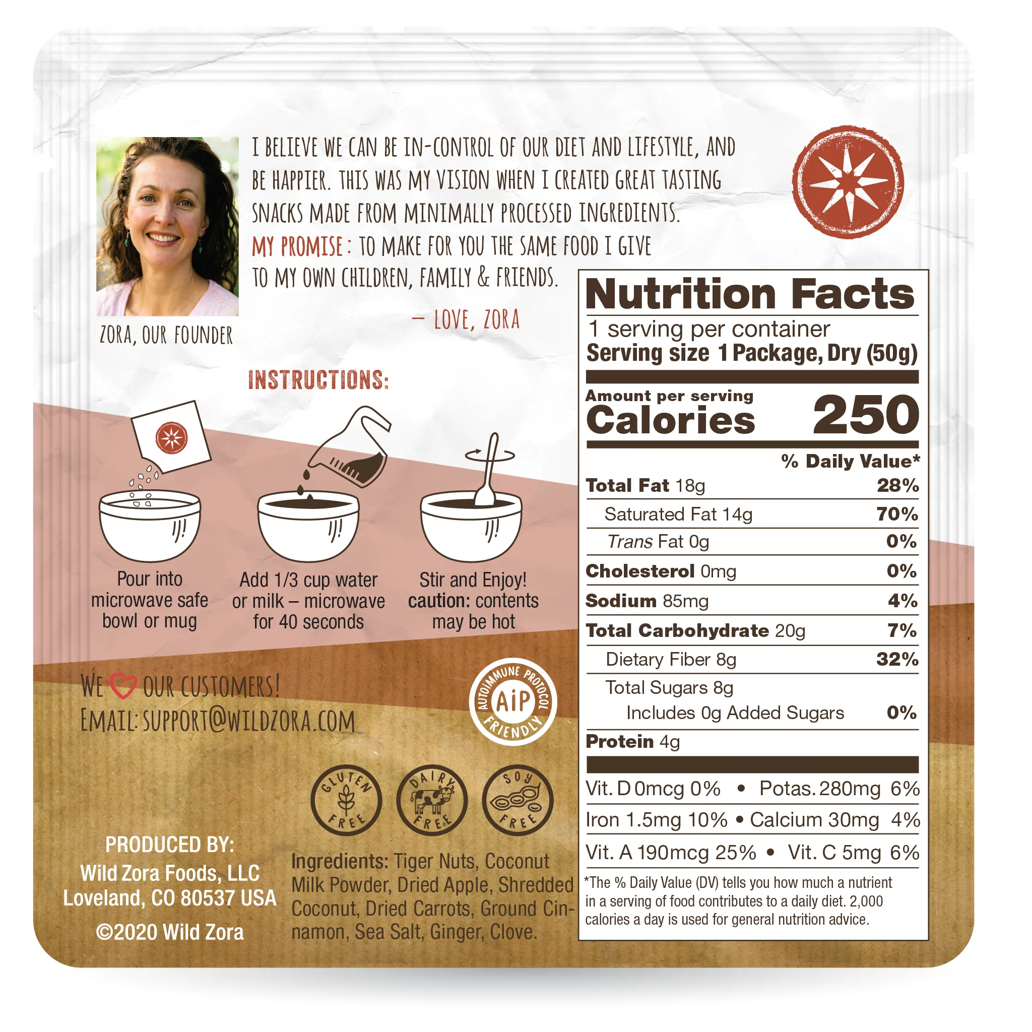 Wholesale Grain-Free Cereal - AIP Baked Apple
