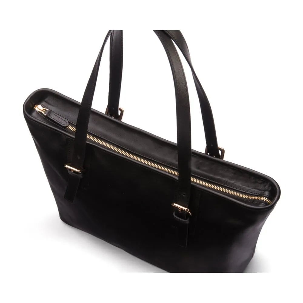 Women's 13" Laptop Workbag - Black Saffiano