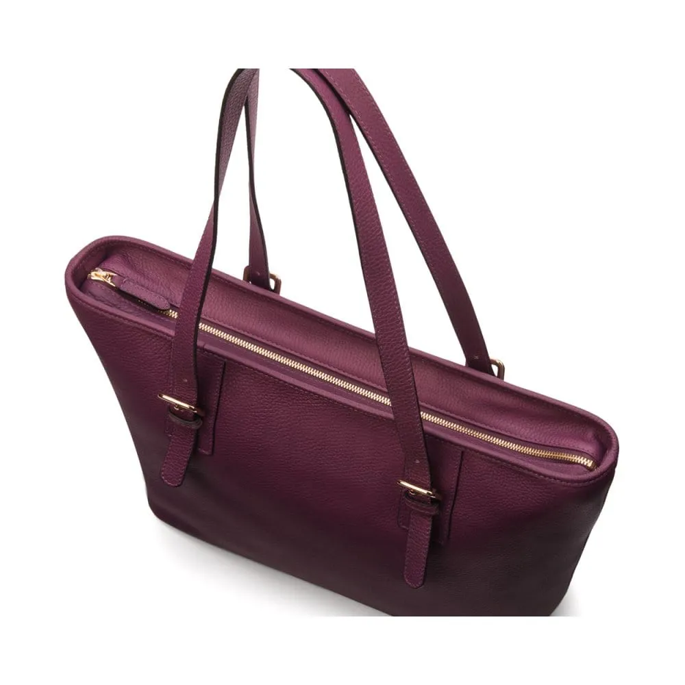 Women's 13" Laptop Workbag - Purple Pebble Grain