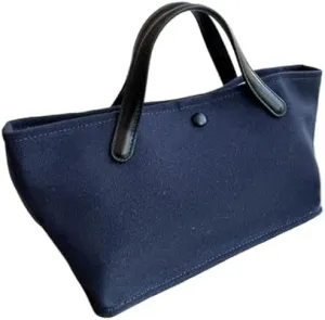 Women's Canvas Leather Totes Handbag Commuting Shoulder Crossbody Armpit Bag Leisure Versatile Casual Chic Clutch Purse