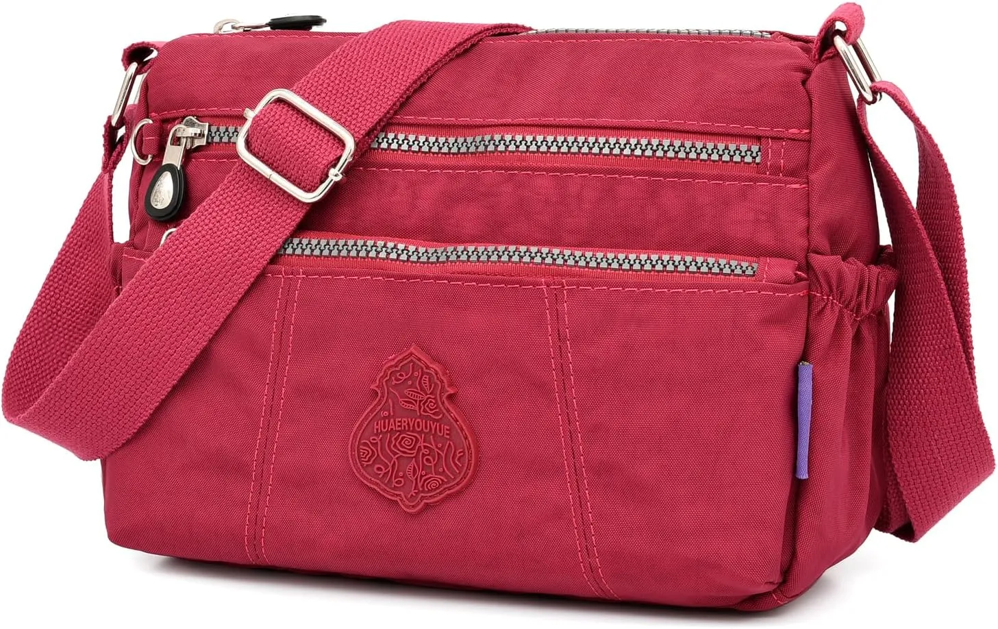Women's Crossbody Bag with Zipper Pockets, Adjustable Strap,A gift for mom