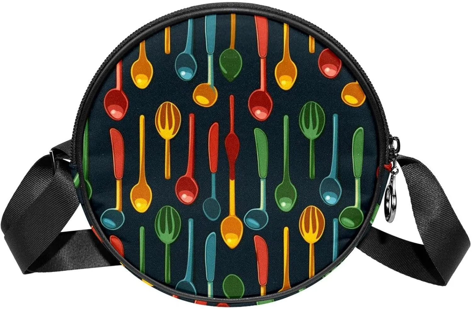 Women's Crossbody Handbags, Travel Purse, Forks and knives Seamless